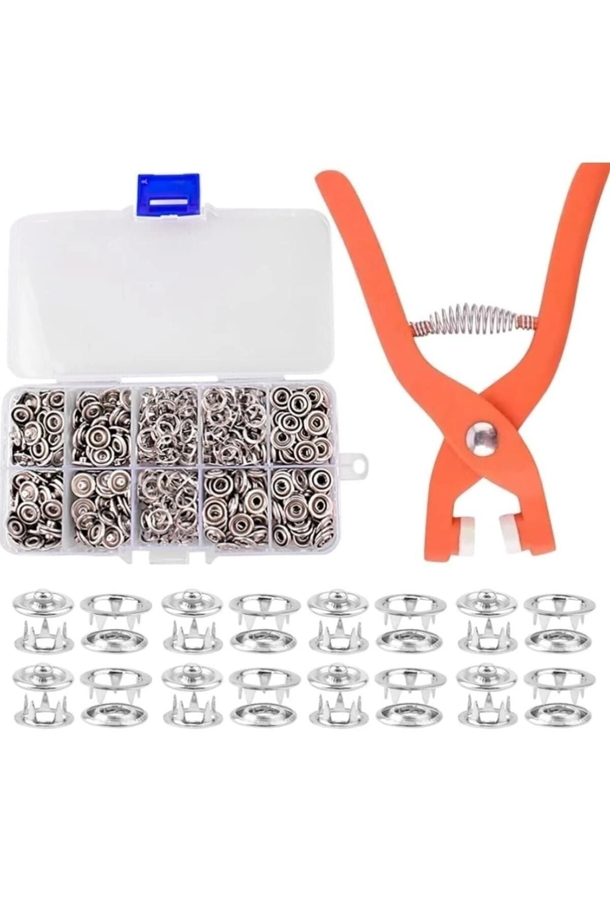 Silikon Çelik Çıtçıt Pense ve Çıtçıt Seti, Çıtçıt Düğmeleri