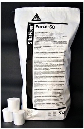 SikaFiber Force - 60 Makro Sentetik Fiber 5 kg