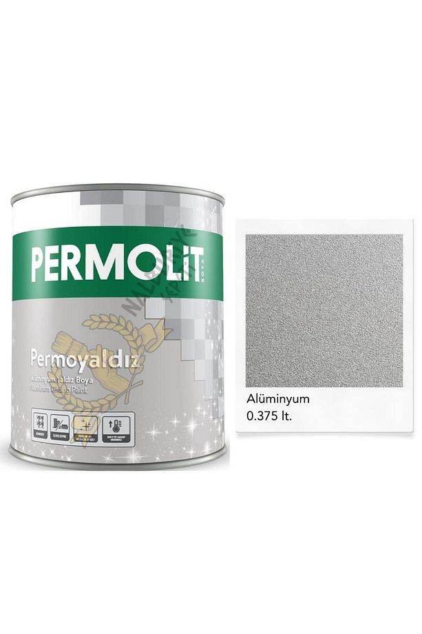 Isıya Dayanıklı Dekoratif Yaldız Boya ALÜMİNYUM 0.375 Lt.