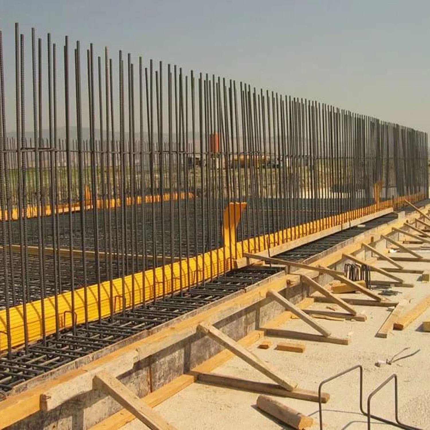 25 Metre Teknomer Pvc Su Tutucu Bant Su Yalıtımı Inşaat Perde Temel Arasına Yalıtım Bandı 25 Metre
