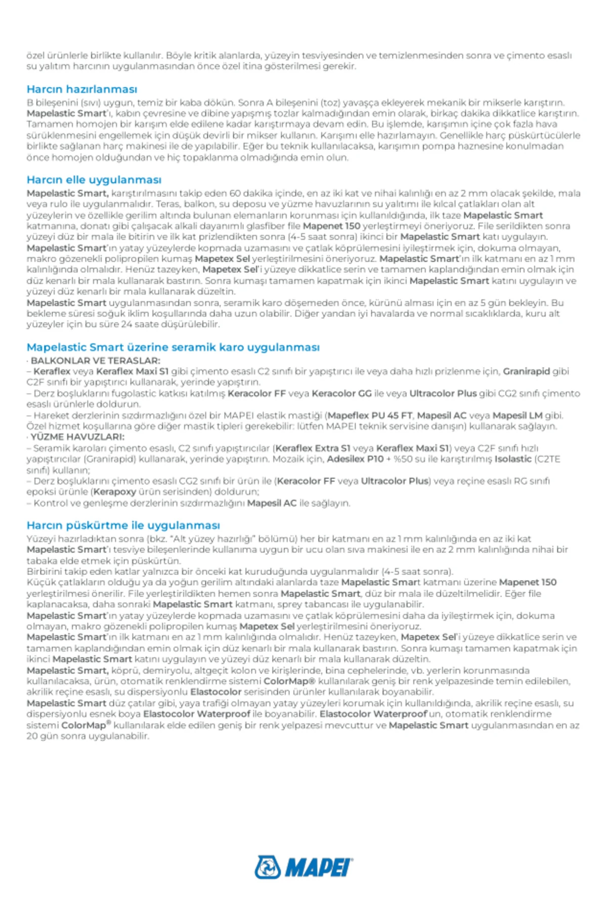 Mapelastic Smart Gri İki Bileşenli Su Yalıtım Malzemesi