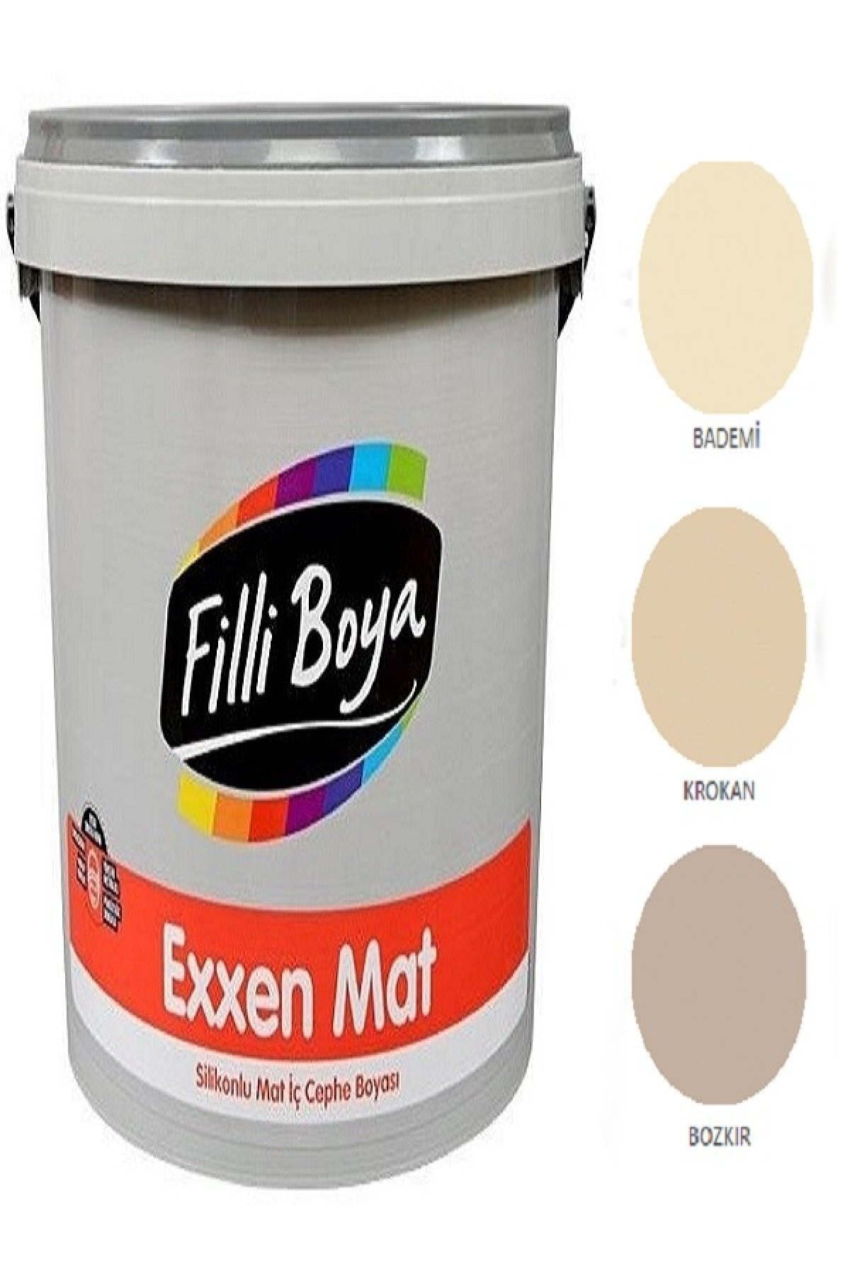 Exxen Mat Silikonlu Mat Iç Cephe Boyası 7,5lt (bademi)