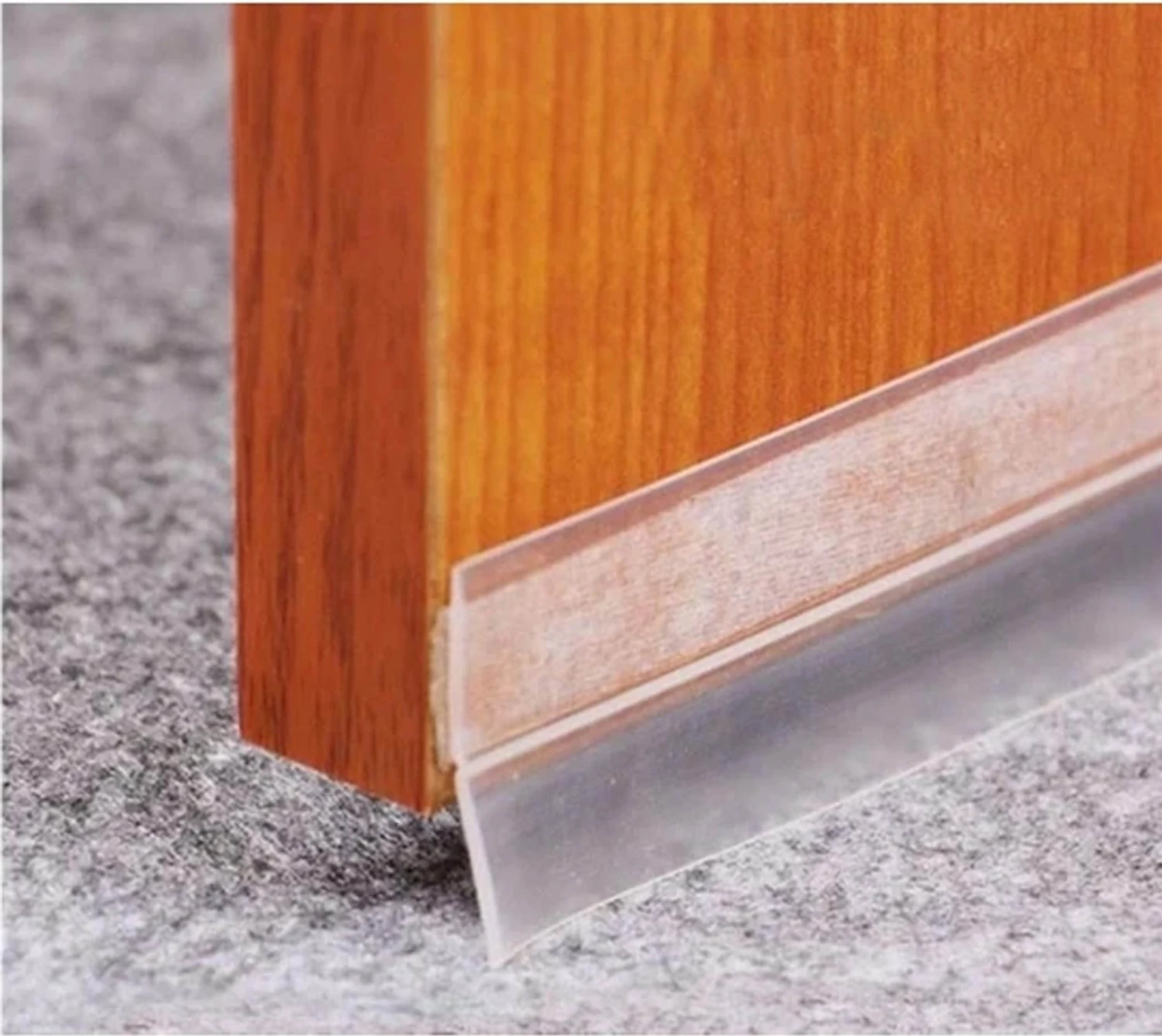 Rüzgar Ses Toz Böcek Önleyici Kapı Altı Isı Yalıtım Soğuk Kesici Şerit Bant Şeffaf 40 mm x 3 mt