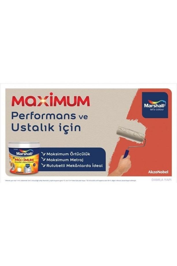 Maximum Su Bazlı Silinebilir Ipeksi Mat 15 Lt / 20 Kg Islak Kum