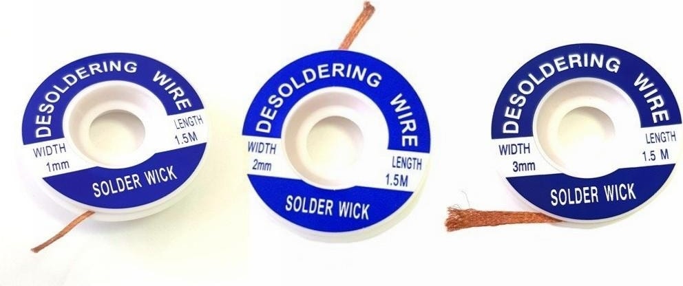 ZD-180 Lehim Temizleme Teli 3lü Set 1-2-3mm
