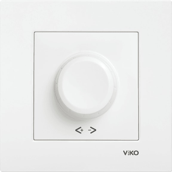 Karre Rotatif Dimmer R 40-600W Beyaz (Çerçeve Dahil) 90967047 (2 Adet)