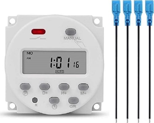 Hubsten CN101A Programlanabilir Gecikmeli Zaman Ayarlı Haftalık 12V Röle Kuluçka Röle