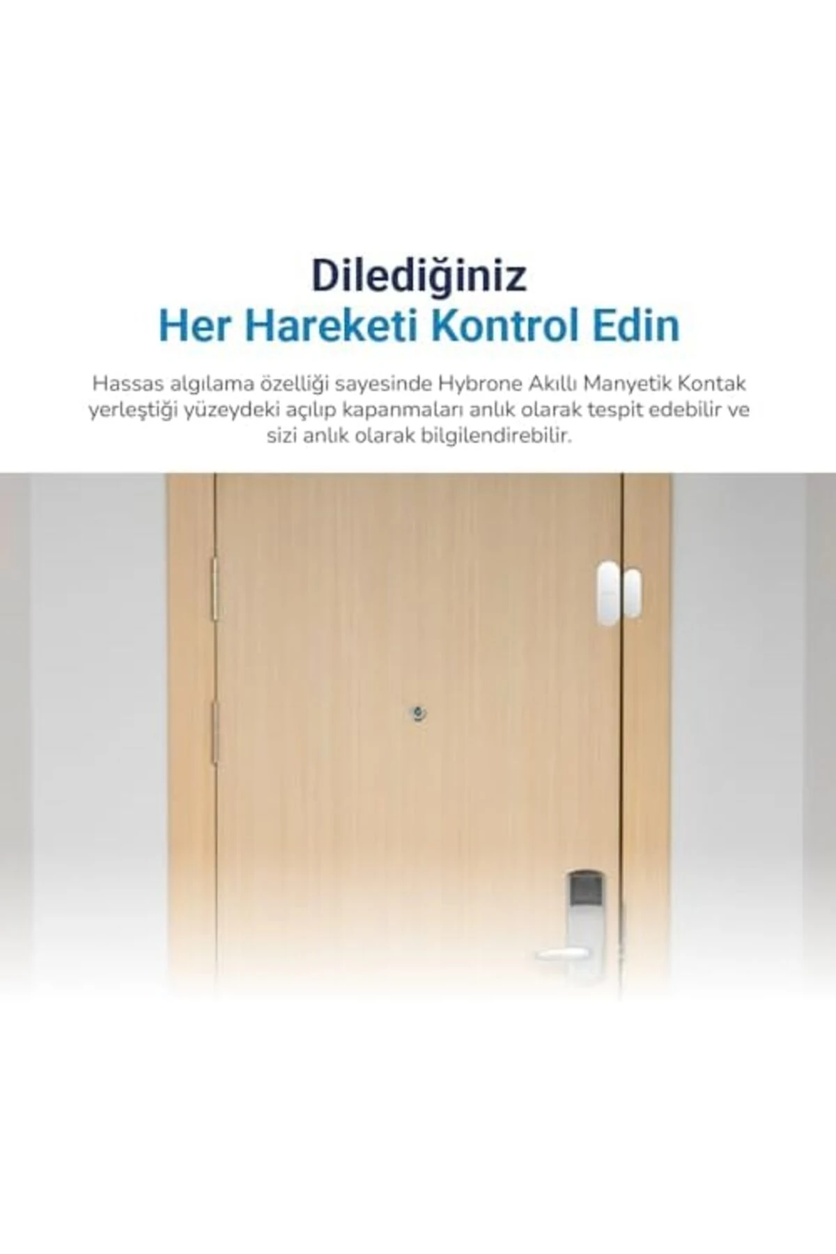 Akıllı Wi-Fi Manyetik Kontak, Kapı Ve Pencere Sensörü, Fiziksel Müdahaleye Karşı Sabotaj Uyarısı, Uy