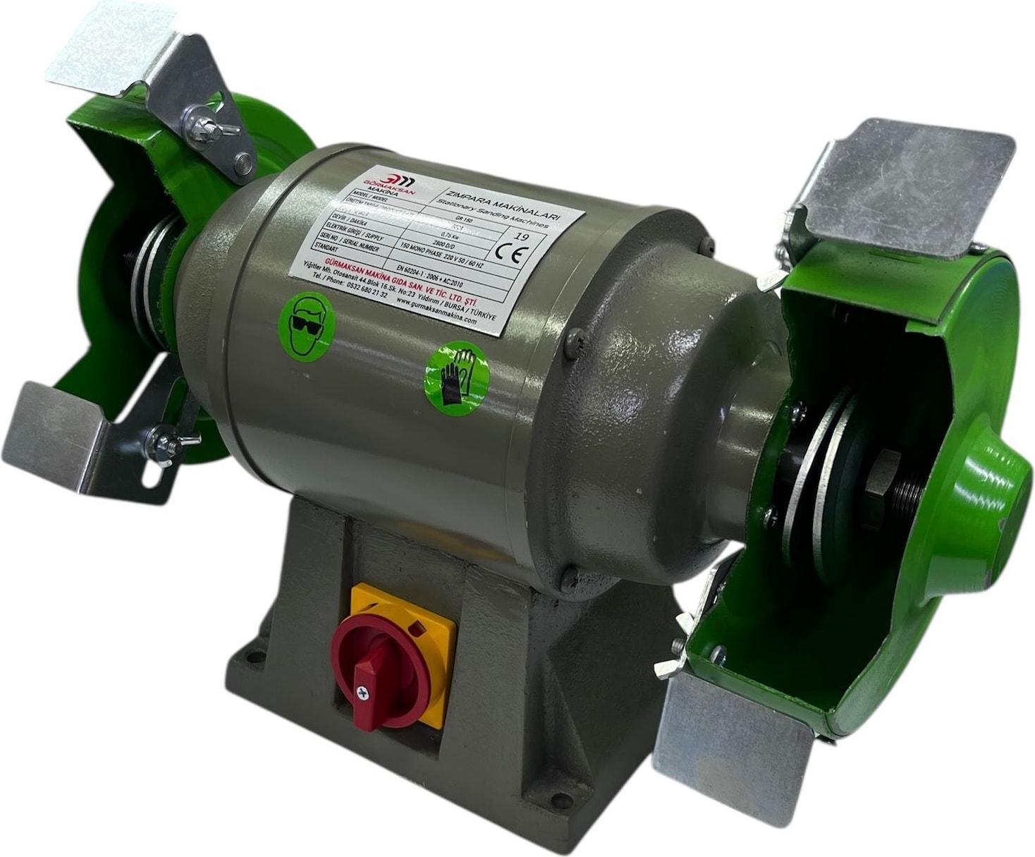 Zımpara Taş Motoru MONOFAZE-150 mm