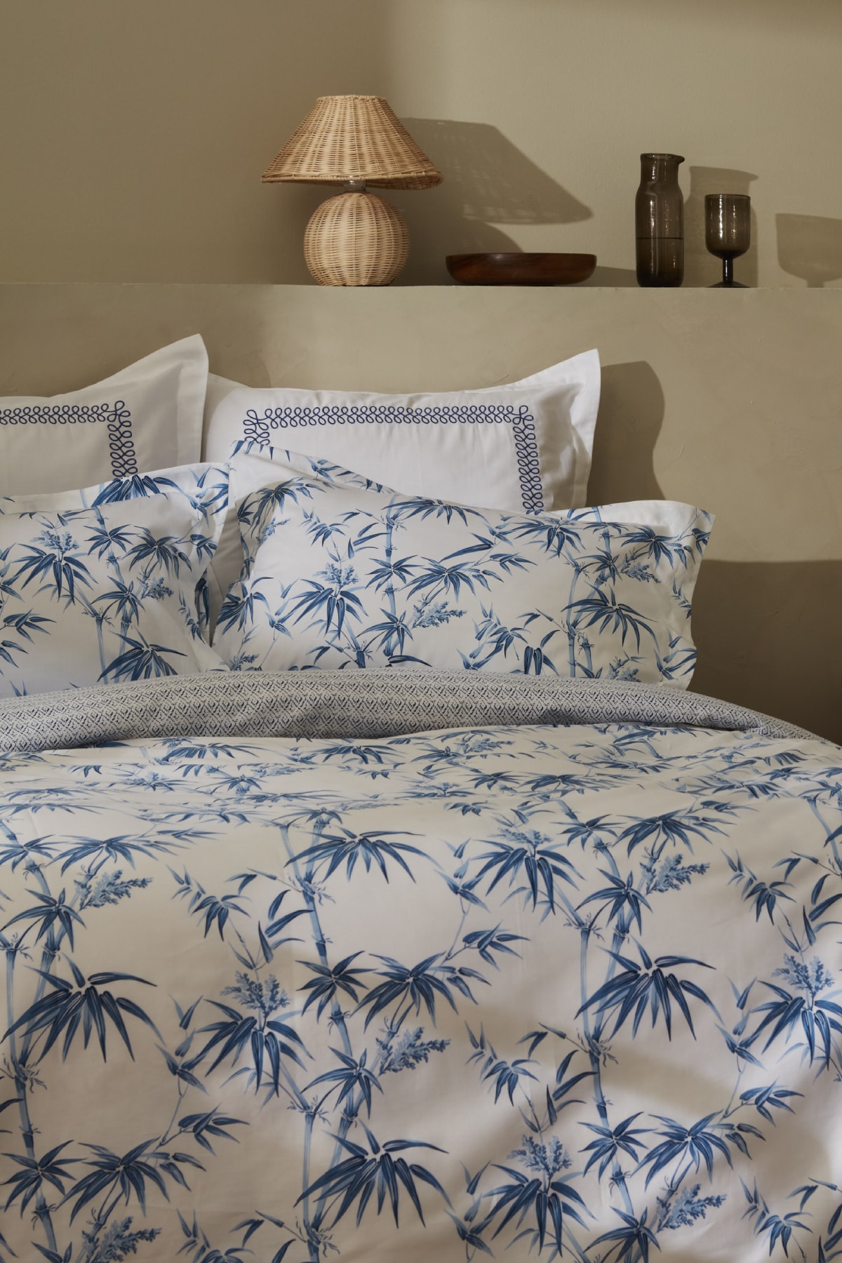 Doğasever Grove Bambu Tek Kişilik Nevresim Takımı Indigo