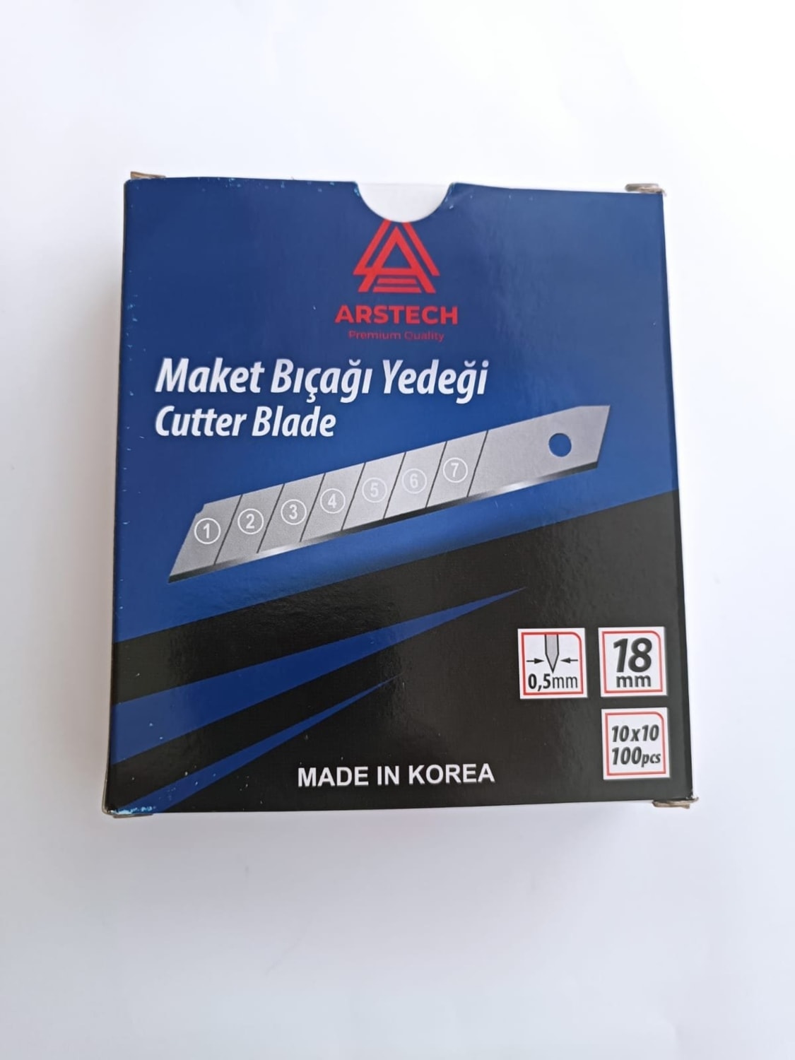 Maket Bıçağı Yedeği 0 50 mm Kalın Made In Korea