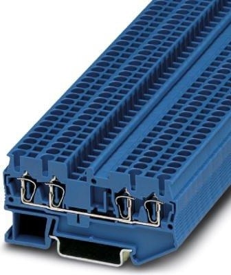 St 2,5-Quattro Bu- St Serisi 2,5 mm 2 Giriş 2 Çıkış Yaylı Mavi KLEMENS-3031319