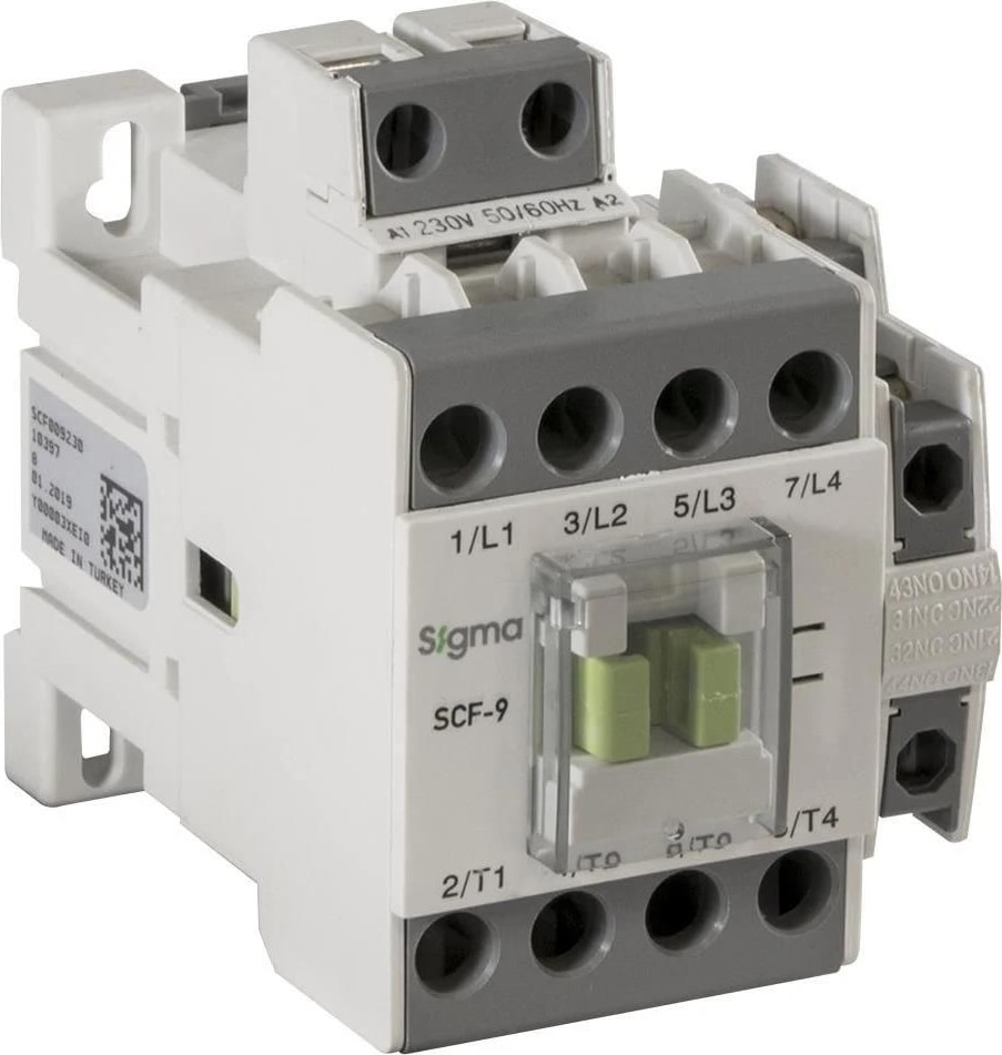 SCF022230 22A 11KW Kontaktör 4 Kutuplu 230VAC