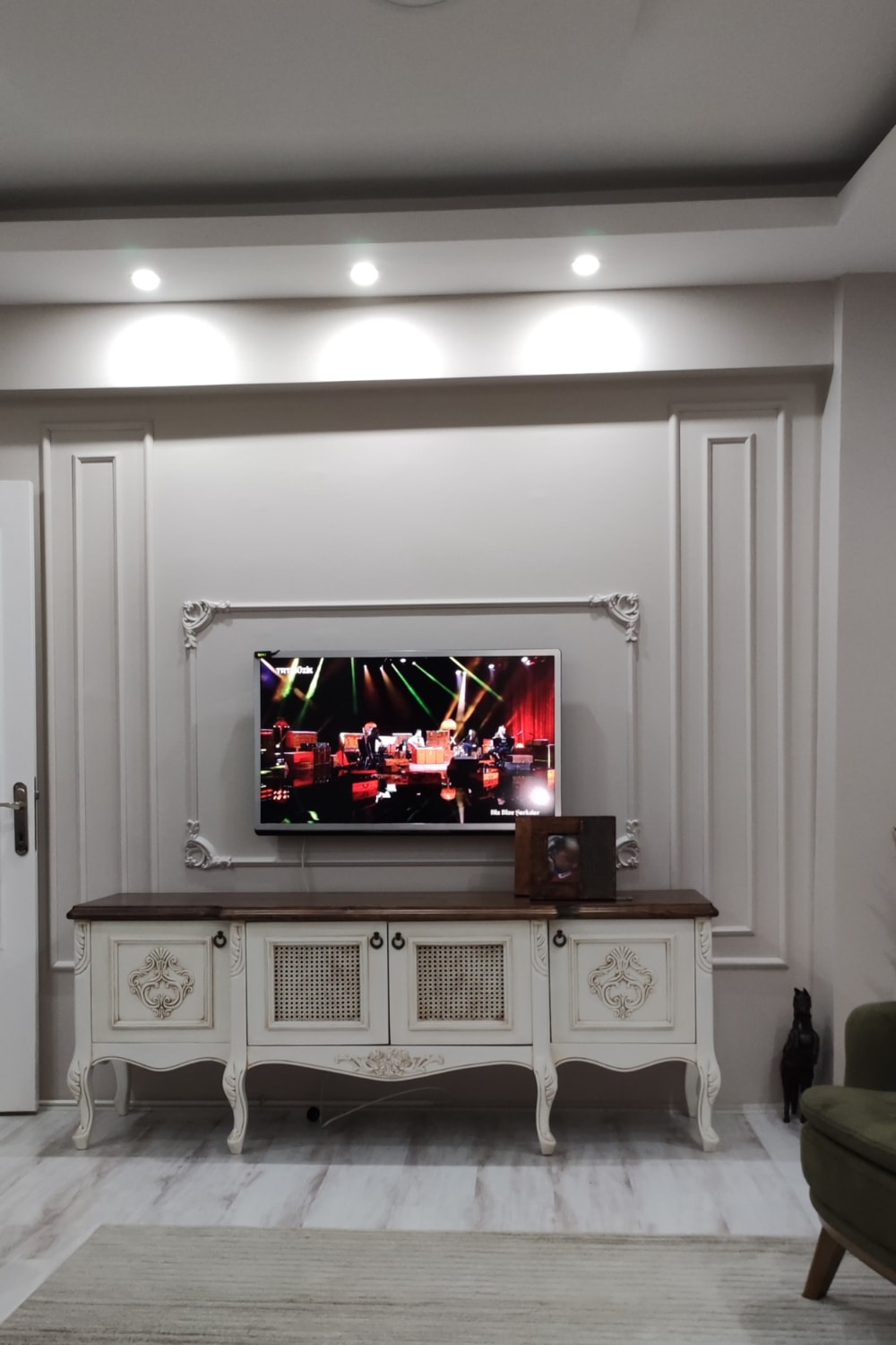 Decozzza Boyanabilir Çıta Köşe Motifi 2,5 cm Çıta Uyumlu