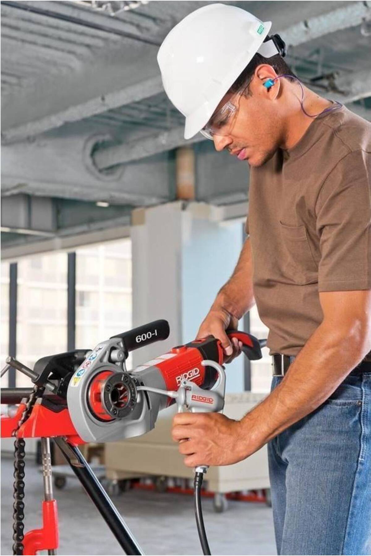 44878 1020 Watt 1/2"- 1 ¼" Model 600 Elektrikli El Paftası