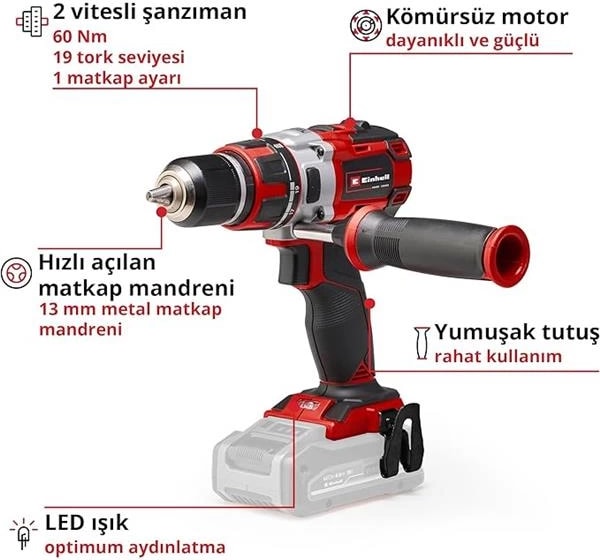 Te-Cd 18 Li Brushless - Solo, Kömürsüz Akülü Vidalama
