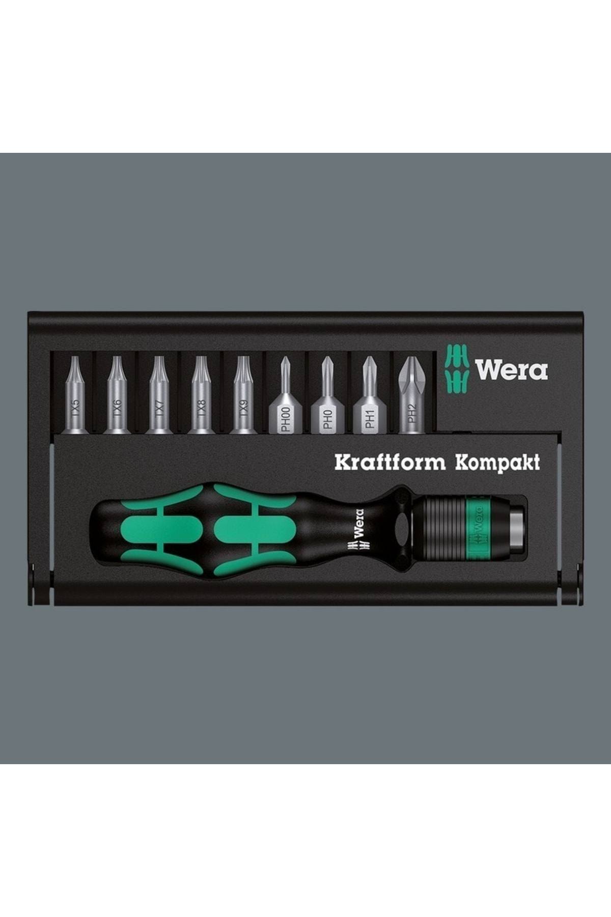 WERA K. Kompakt Micro Tornavida 10 Lu Set 05056653001