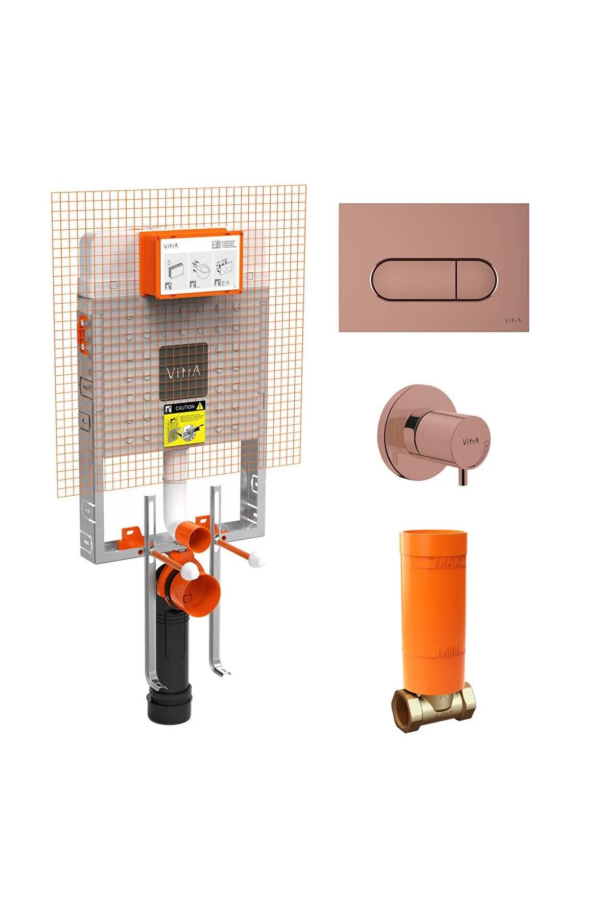 GR Set 768-1851TP+740-2240+A4145829+A41441 800-2025 Gömme Set Soft Bakır