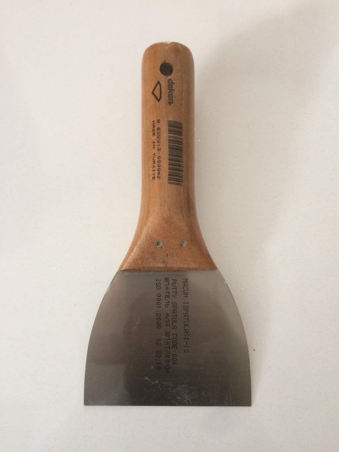 18 No Çelik Spatula Macun Ispatula
