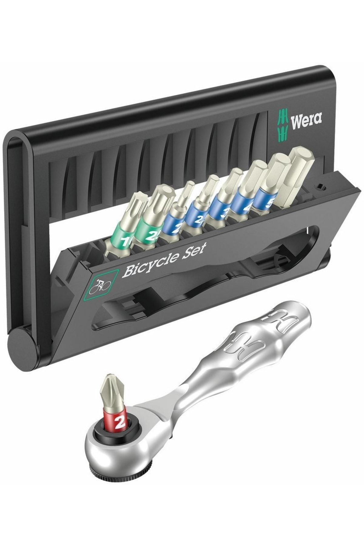WERA Bisiklet Set 9 Mini Cırcır Bits Seti 05004177001
