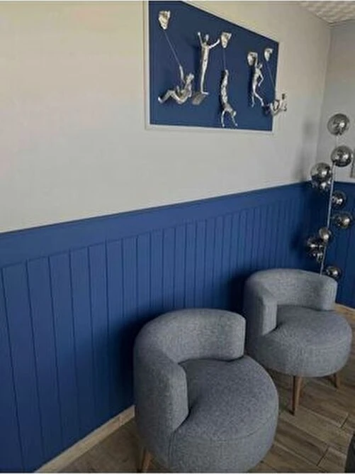 Boyanabilir Duvar Paneli -10 mm Ahşap - 105 x 54 cm Kolay Montaj - Kendin Yap-Dekoratif Duvar Çıtası