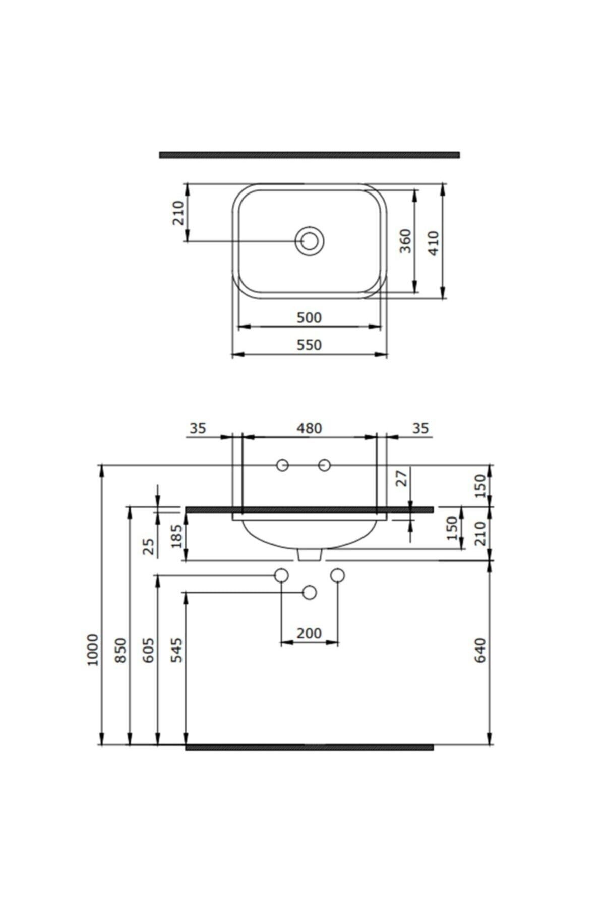 Scala Tezgahaltı Lavabo Gri 1006-006-0125