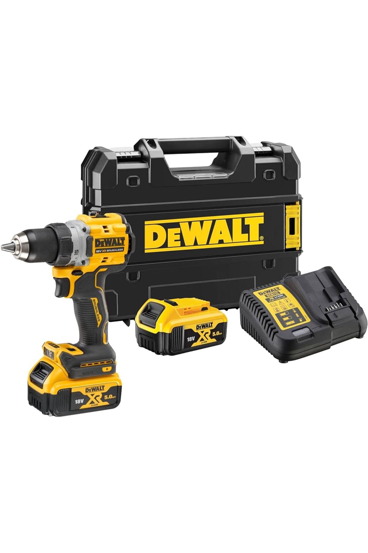 DEWALT Dcd800p2t-qw Kömürsüz Darbesiz Vidalama 18v 5,0ah 90nm Tork
