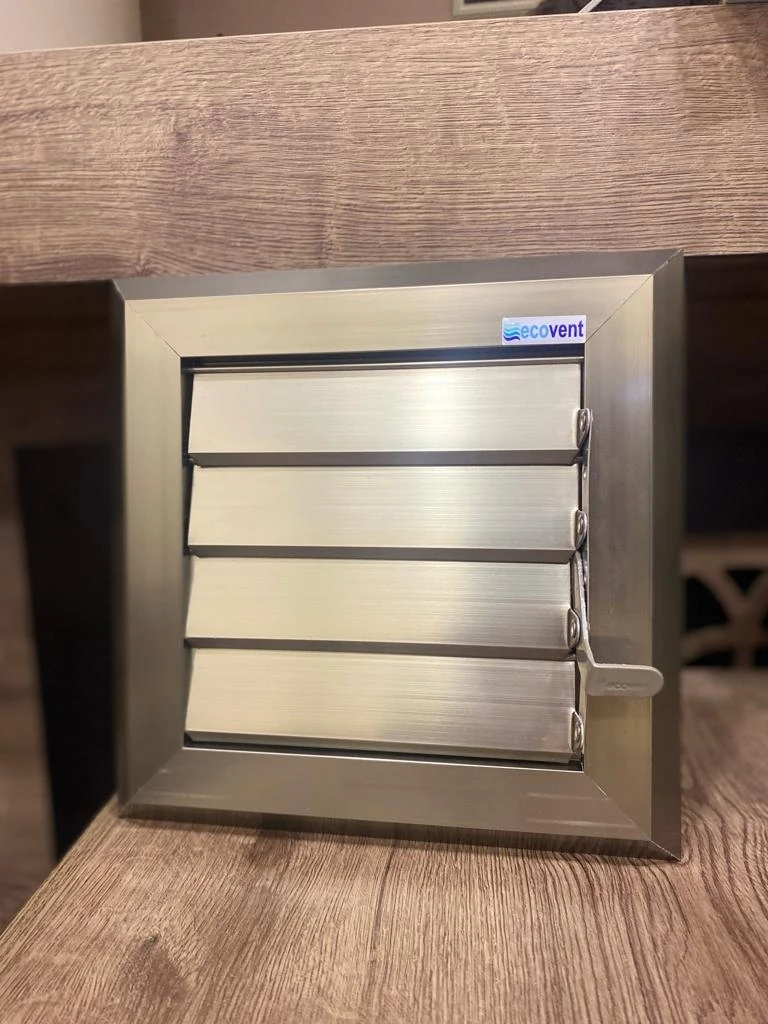 35X49 Alüminyum Menfez Yüzeysel Hareketli Bronz