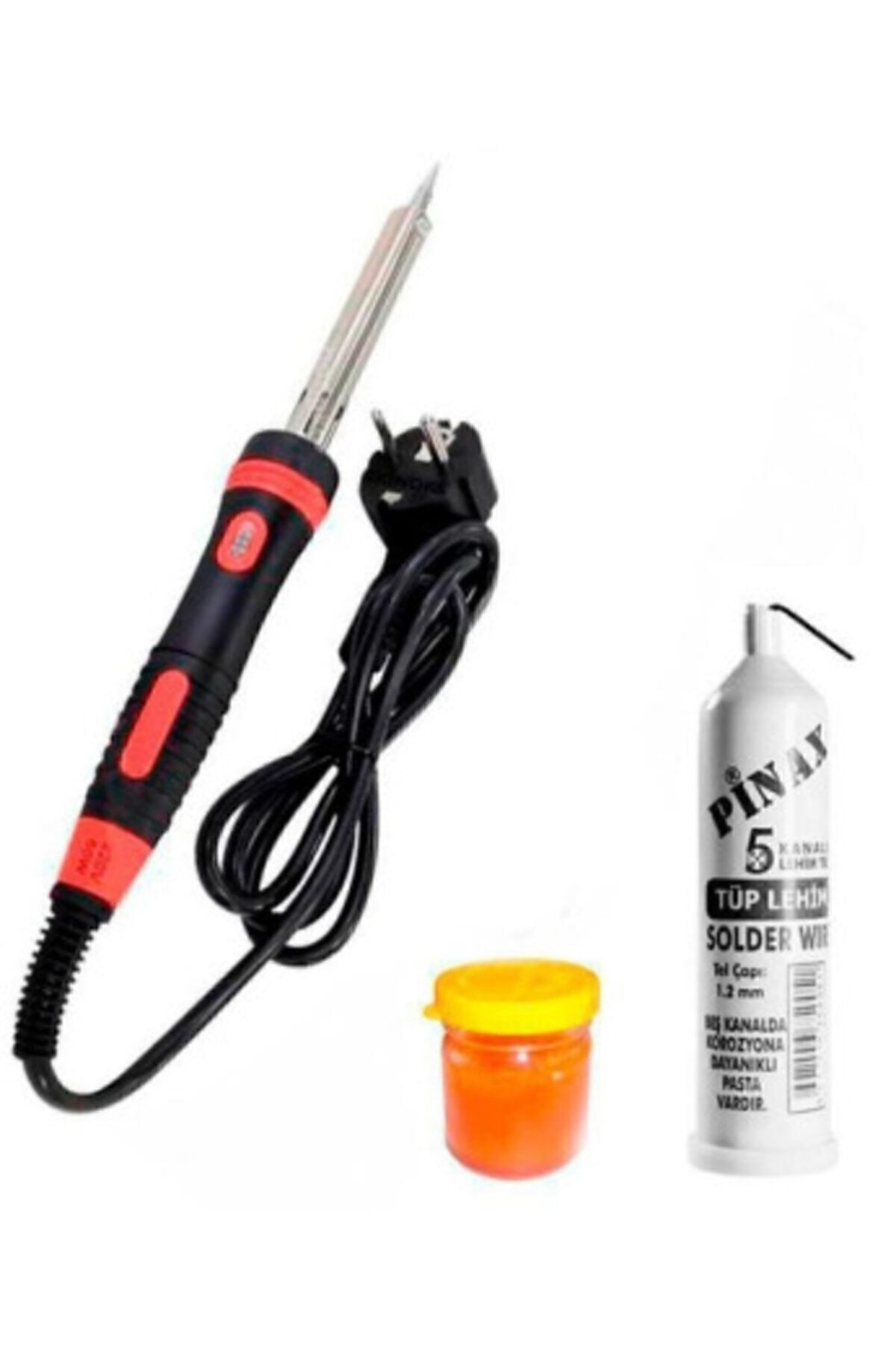 BAYTEC Bay-tec 60w Profesyonel Lehim Makinesi Kalem Havya+ Leyim Teli+ Pasta M322