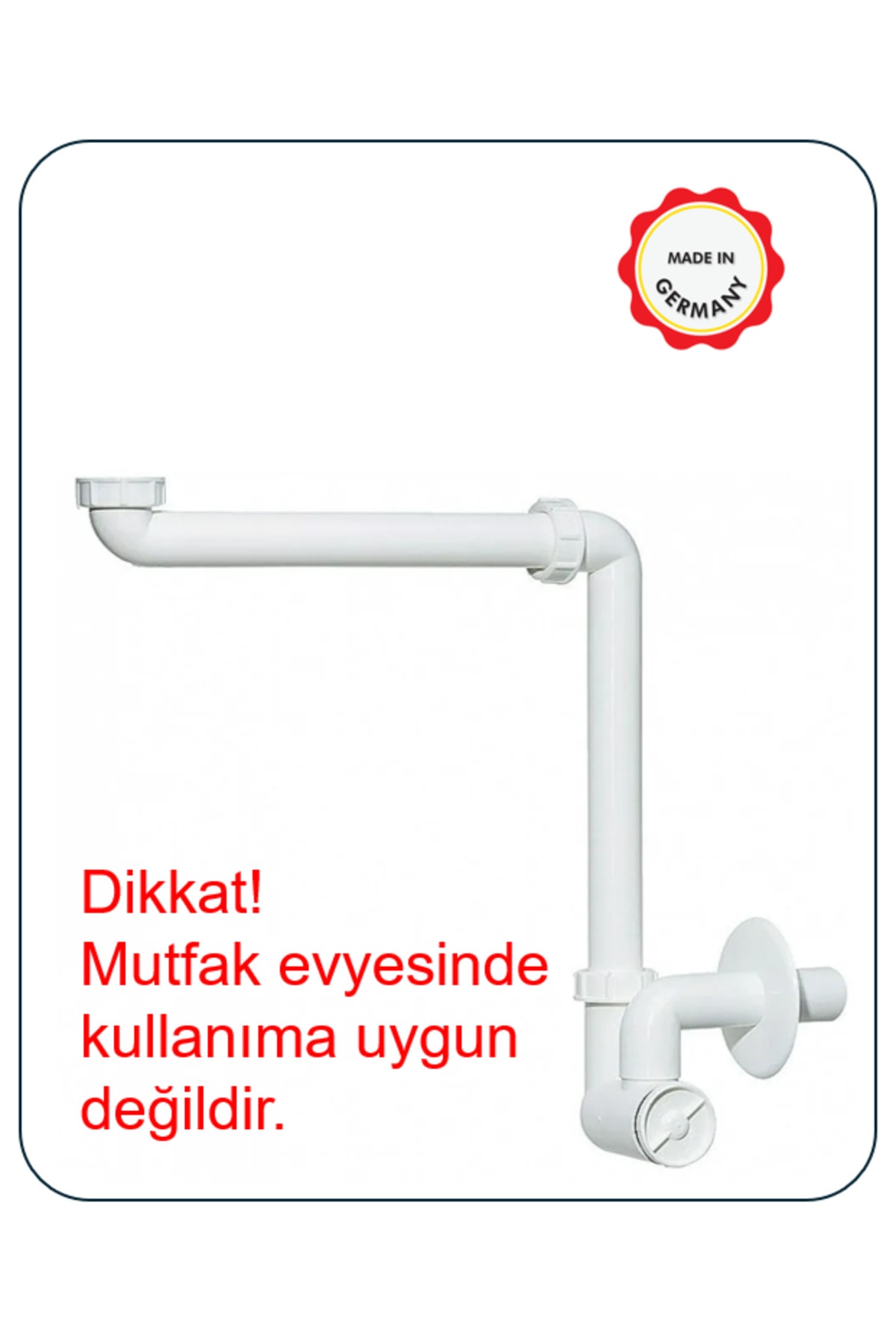 Yer Kazandıran Lavabo Sifonu, Kolay Temizlenir, Ayarlanabilir Koku Önleyici Gider Borulu