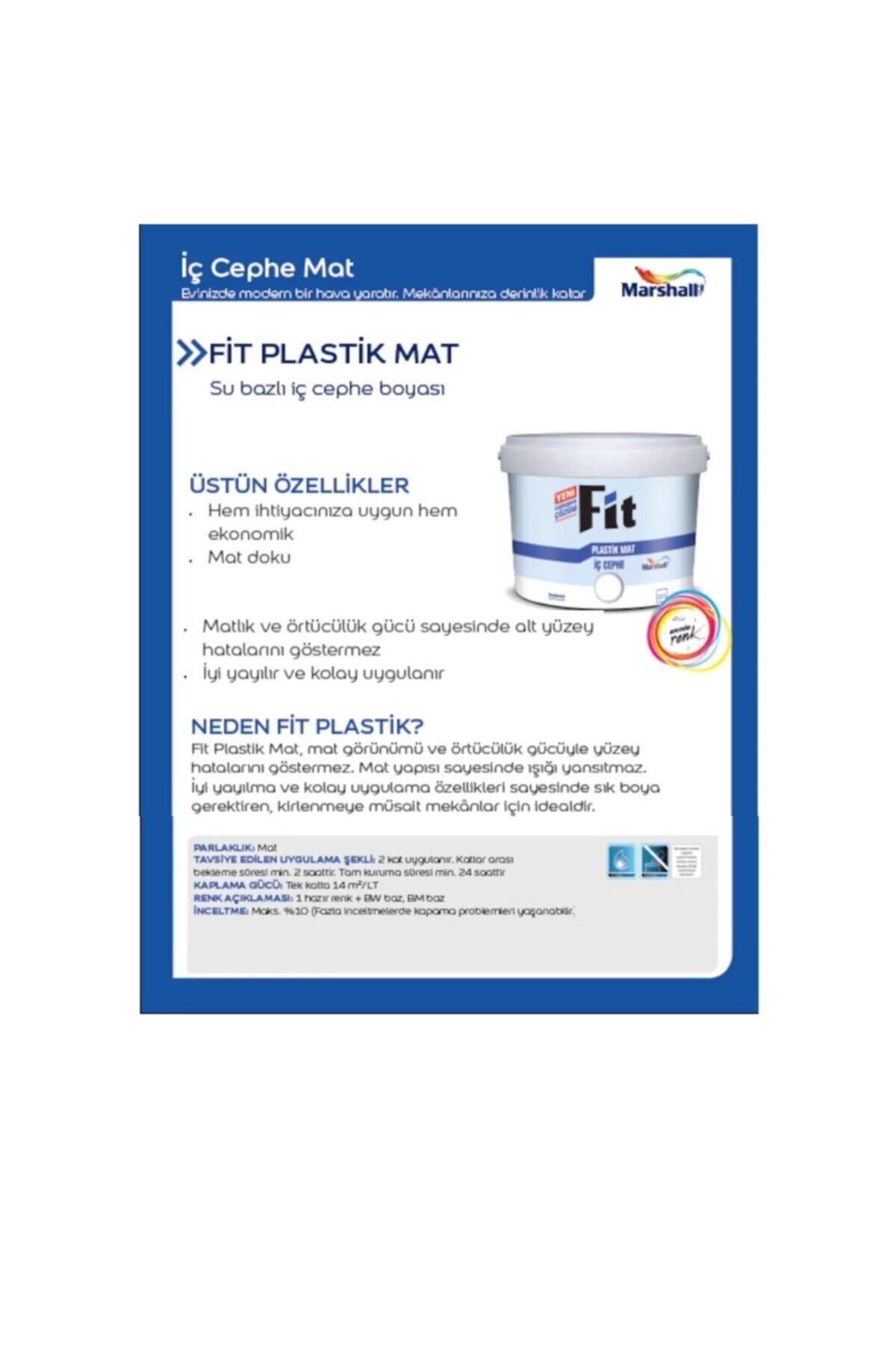 Fit Plastik Iç Cephe Boyası 10 Kg Damla Sakızı