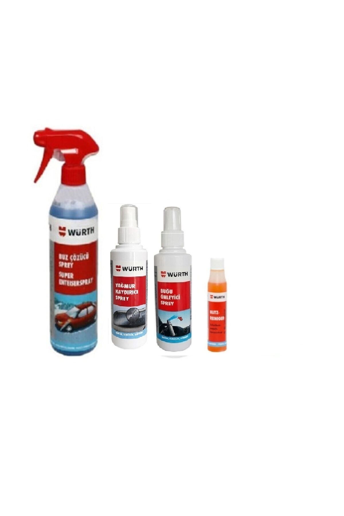 Buz Çözücü Sprey& Yağmur Kaydırıcı& Buğu Önleyici& Konsantre Cam Sabunu