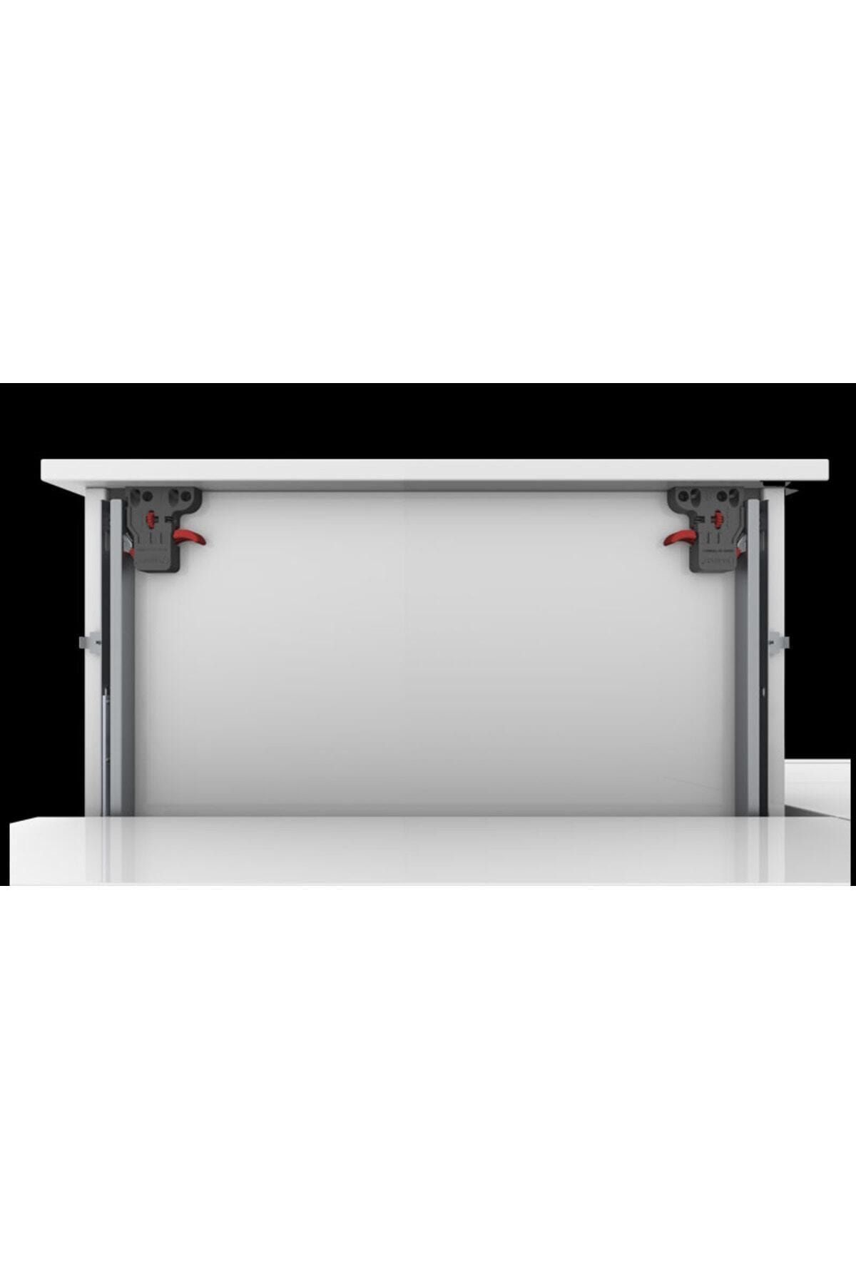 Smart Slide Frenli Kısmi Açılım Çekmece Rayı / Mandallar Dahil (sağ Ve Sol) / 35 Cm