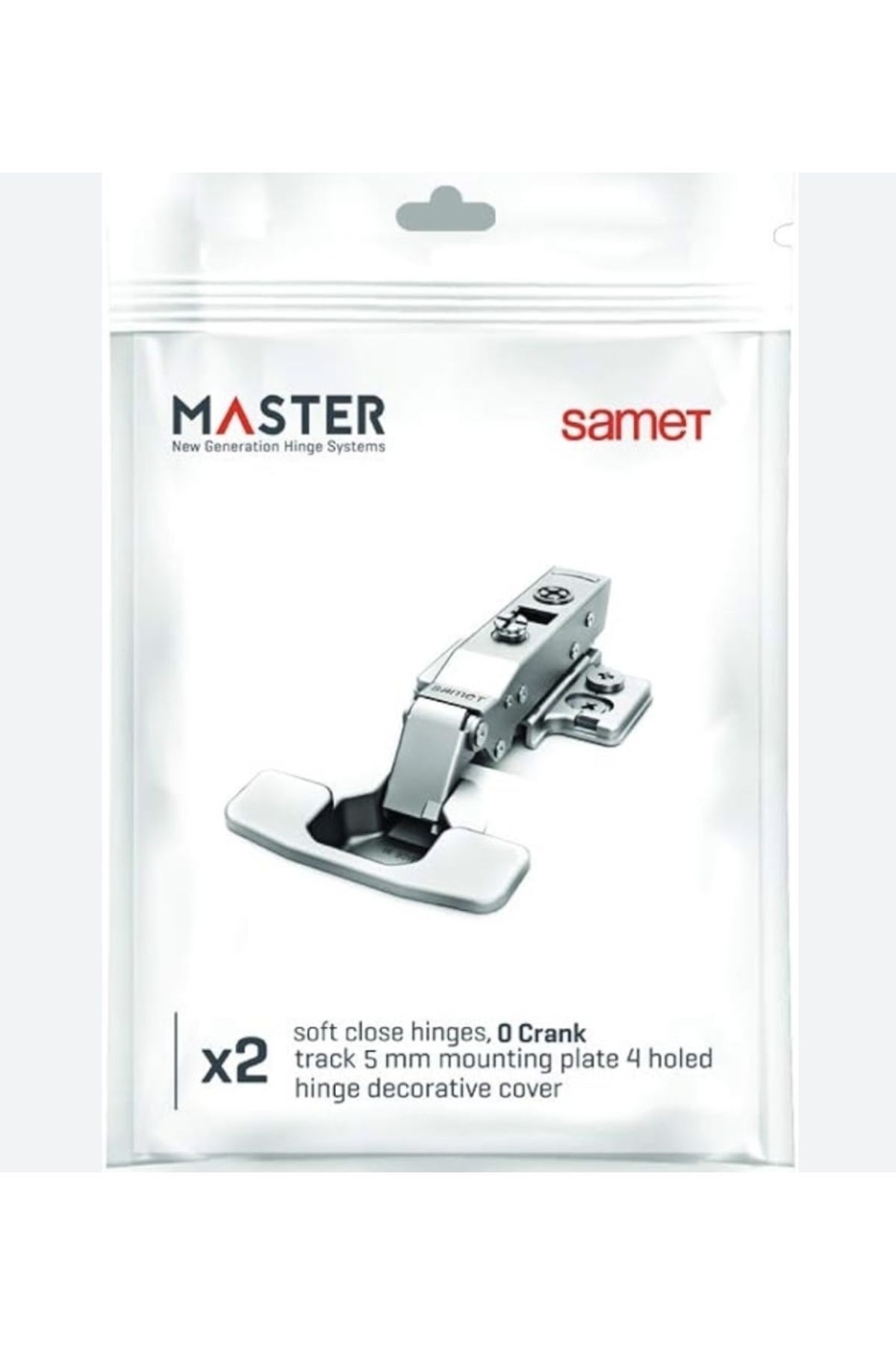 Master Frenli Düz Menteşe 20’Li Paket