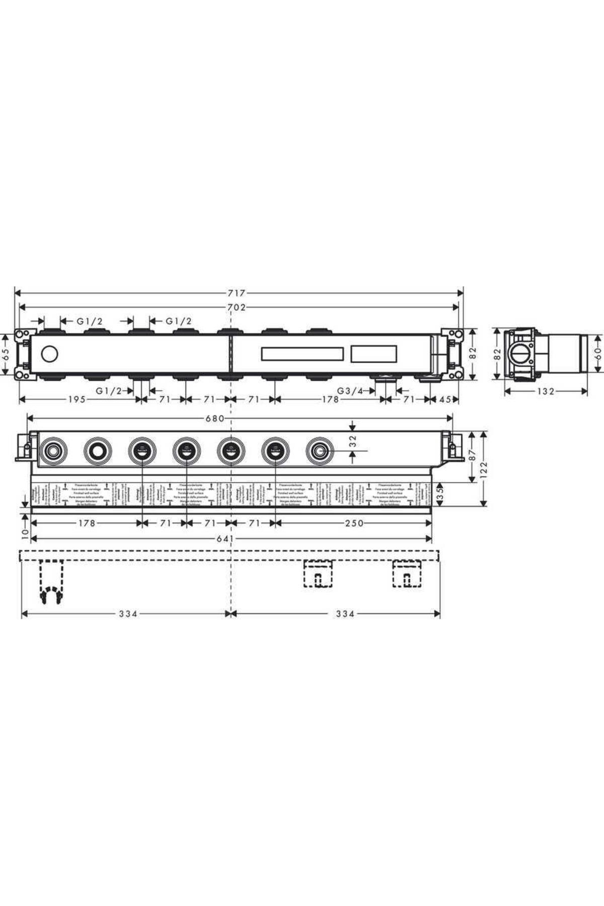 UNIVERSAL IC SET TERMOSTATIK MODUL SELECT 5 CIKIS IC SET 15313180