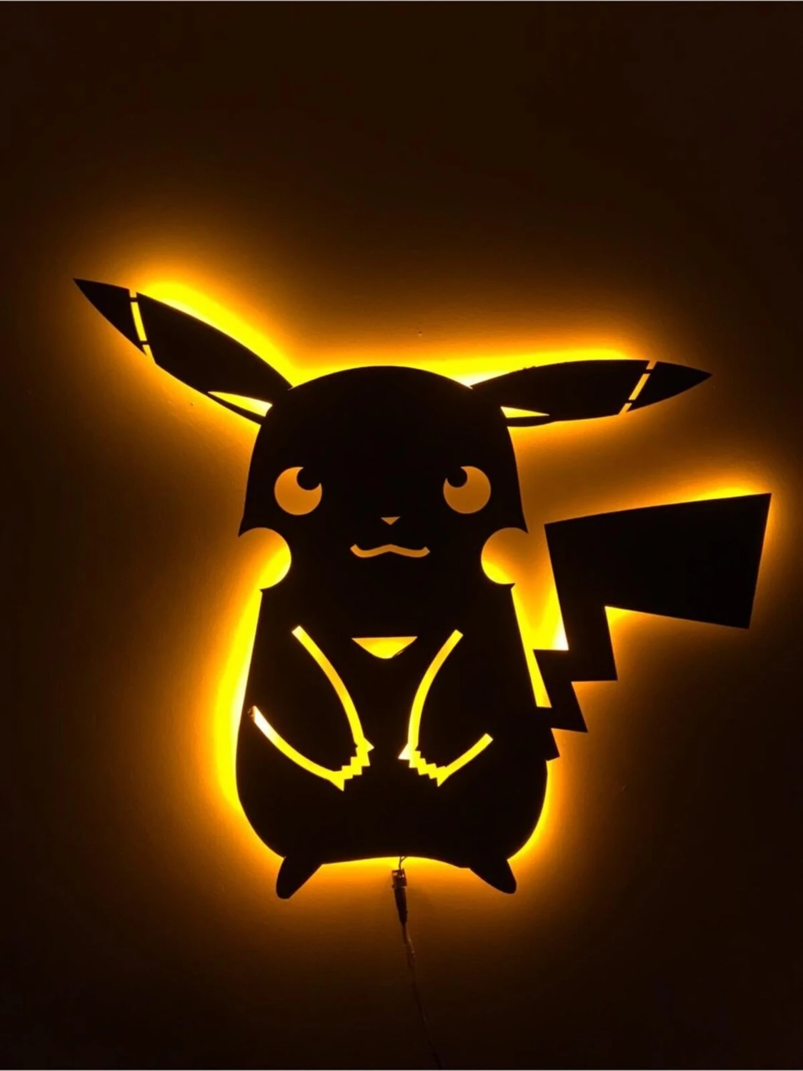 Pikachu Led Mask Pikachu LED Işıklı Tablo