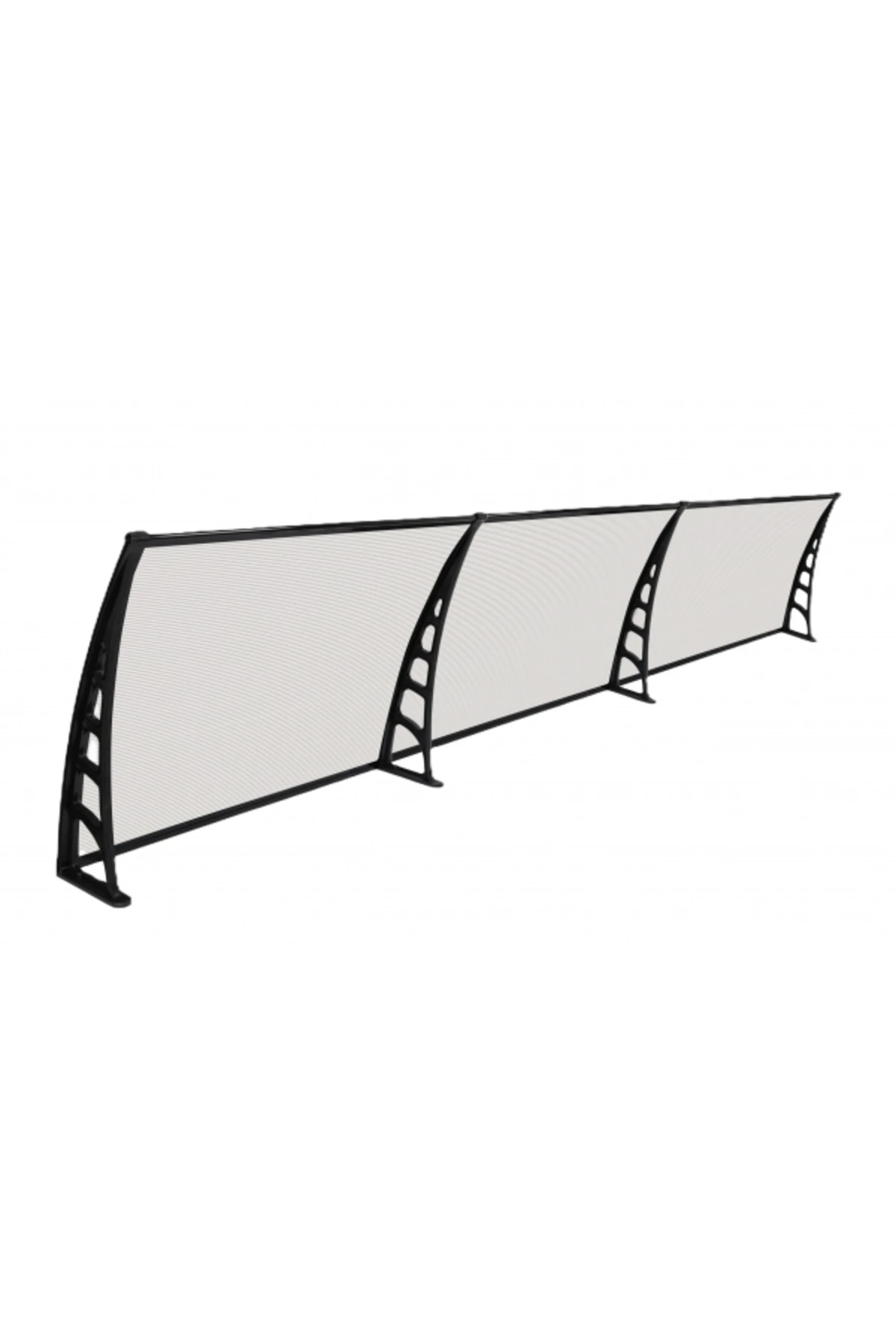 CROCUS Kapı Pencere Üstü Pratik Sundurma 80X360 – Şeffaf