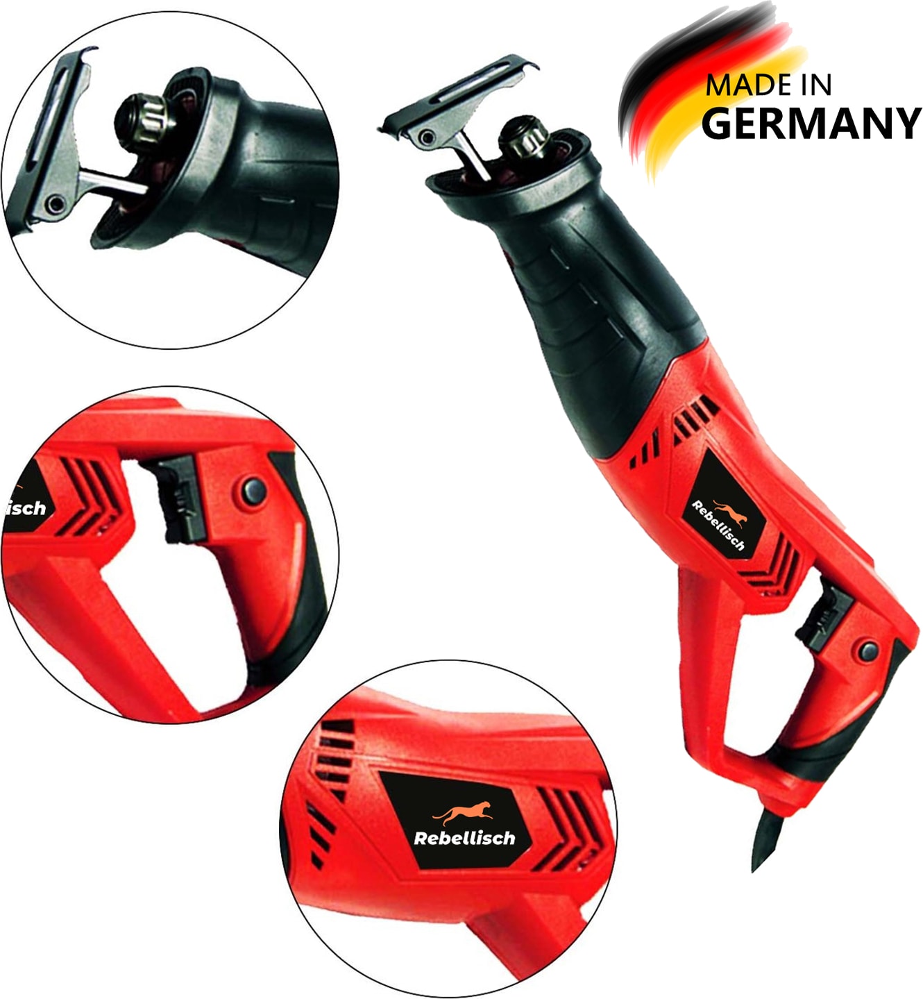 Germany Cut All Divide Series 22000WF 6 Kademe Devir Ayarlı Beton Tuğla Kemik Kesme Tilki Kuyruğu