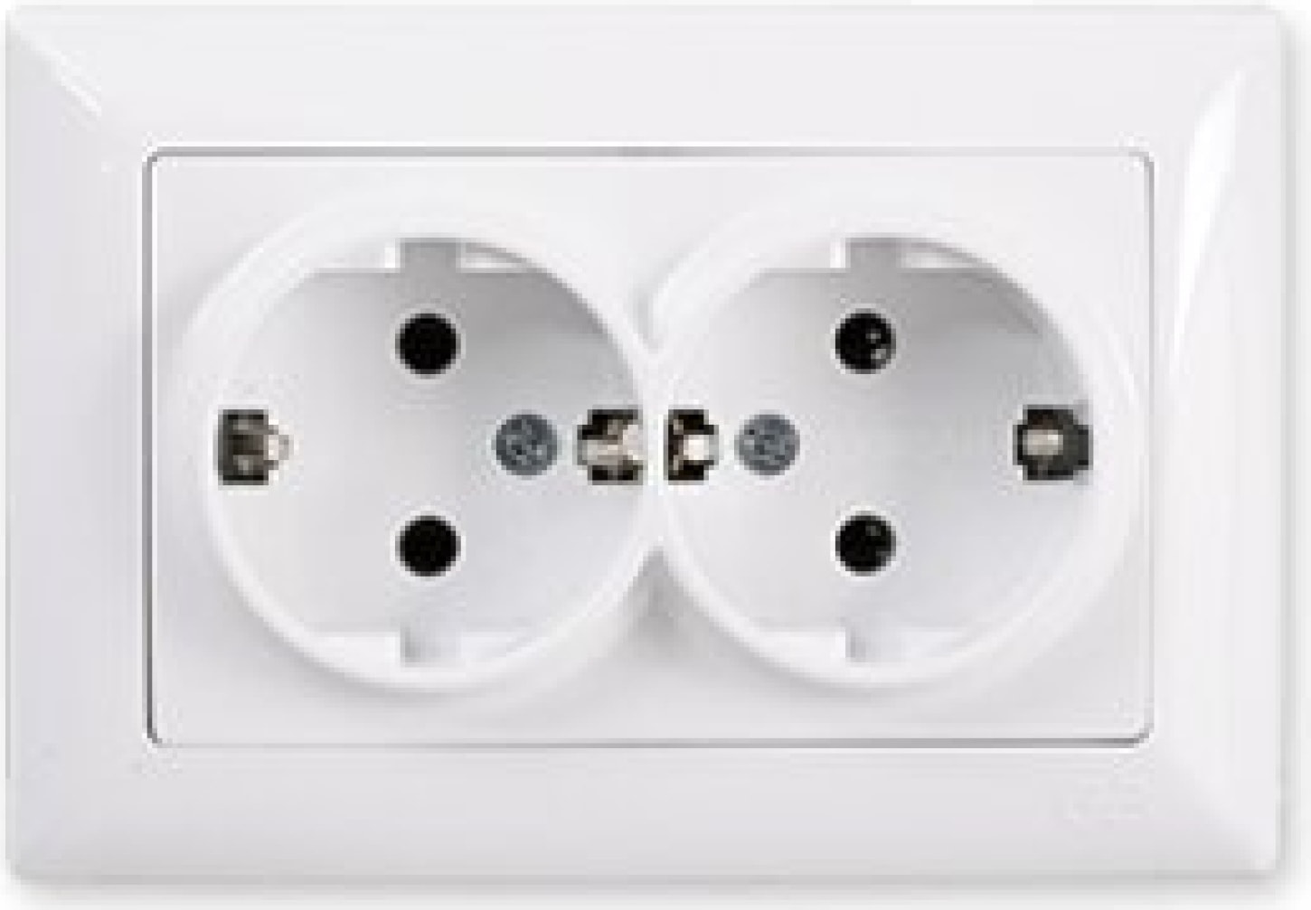 Vısage Beyaz Ikili Topraklı Priz