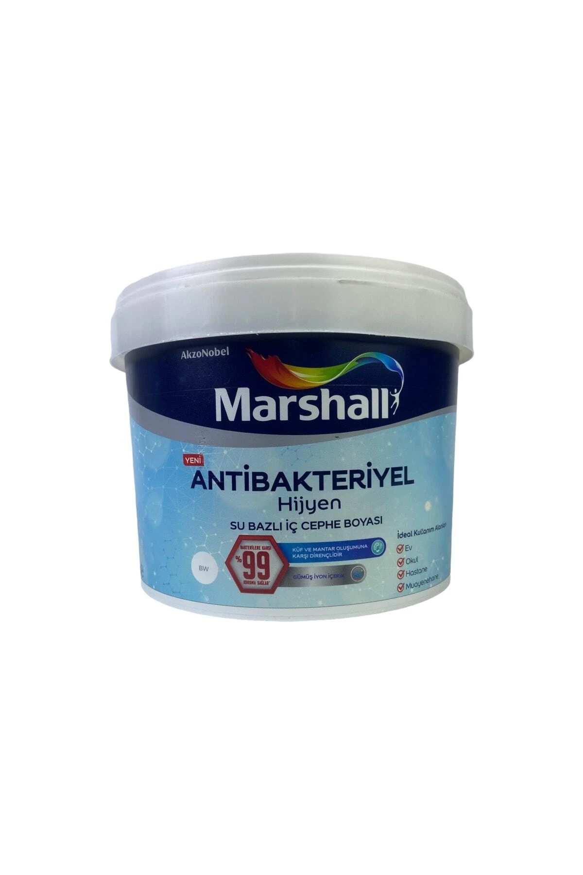 Antibakteriyel Iç Cephe Boyası Inci Tanesi 2,5l