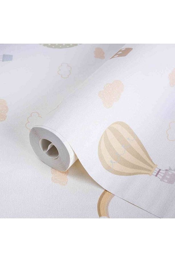 Adakids 8901 Serie Uçan Balon Desenli Çocuk Odası Duvar Kağıdı 8901-2