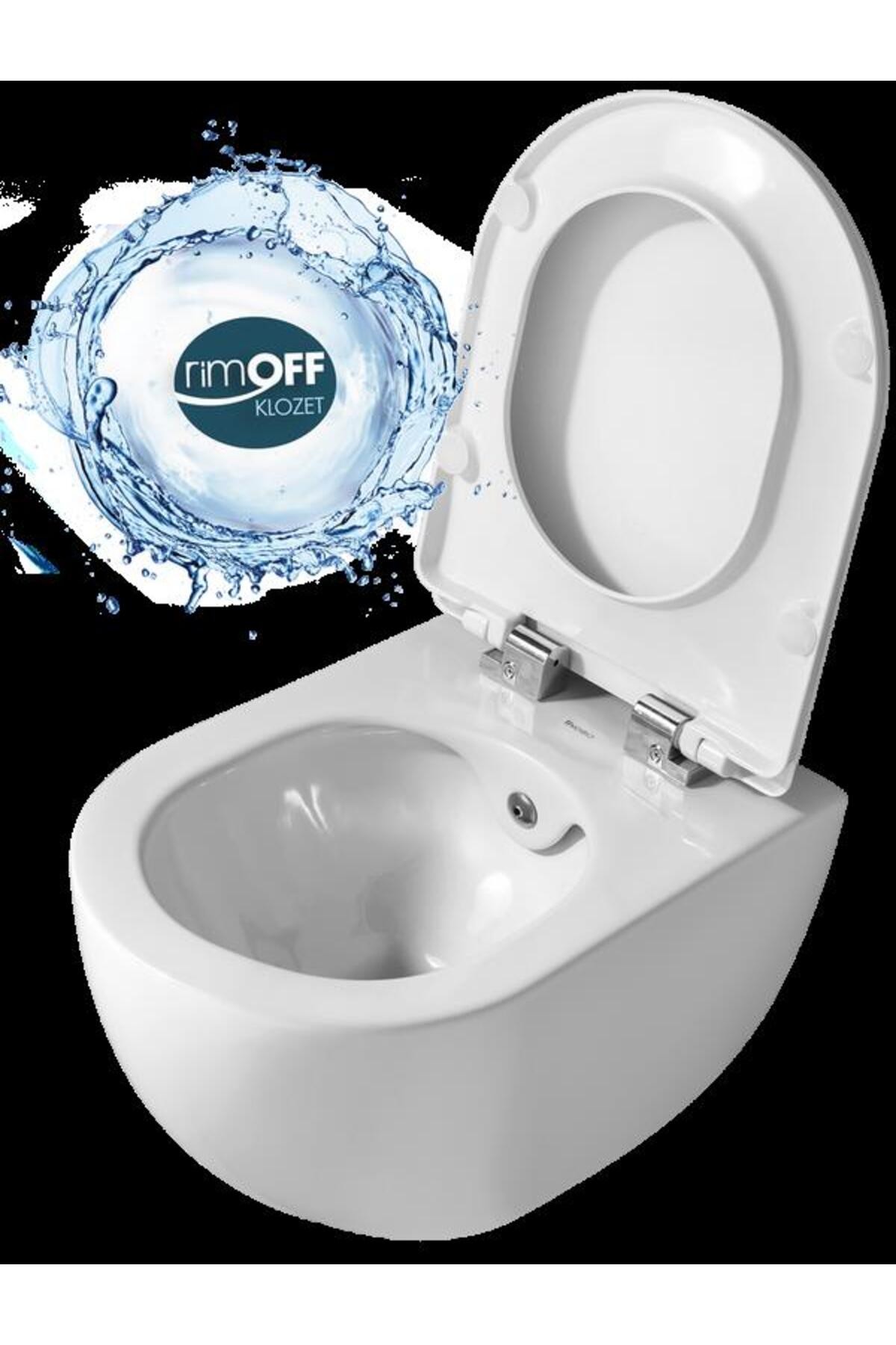 Free Rim-Off Asma Klozet Beyaz FE322 + Ultima Yavaş Kapaklı