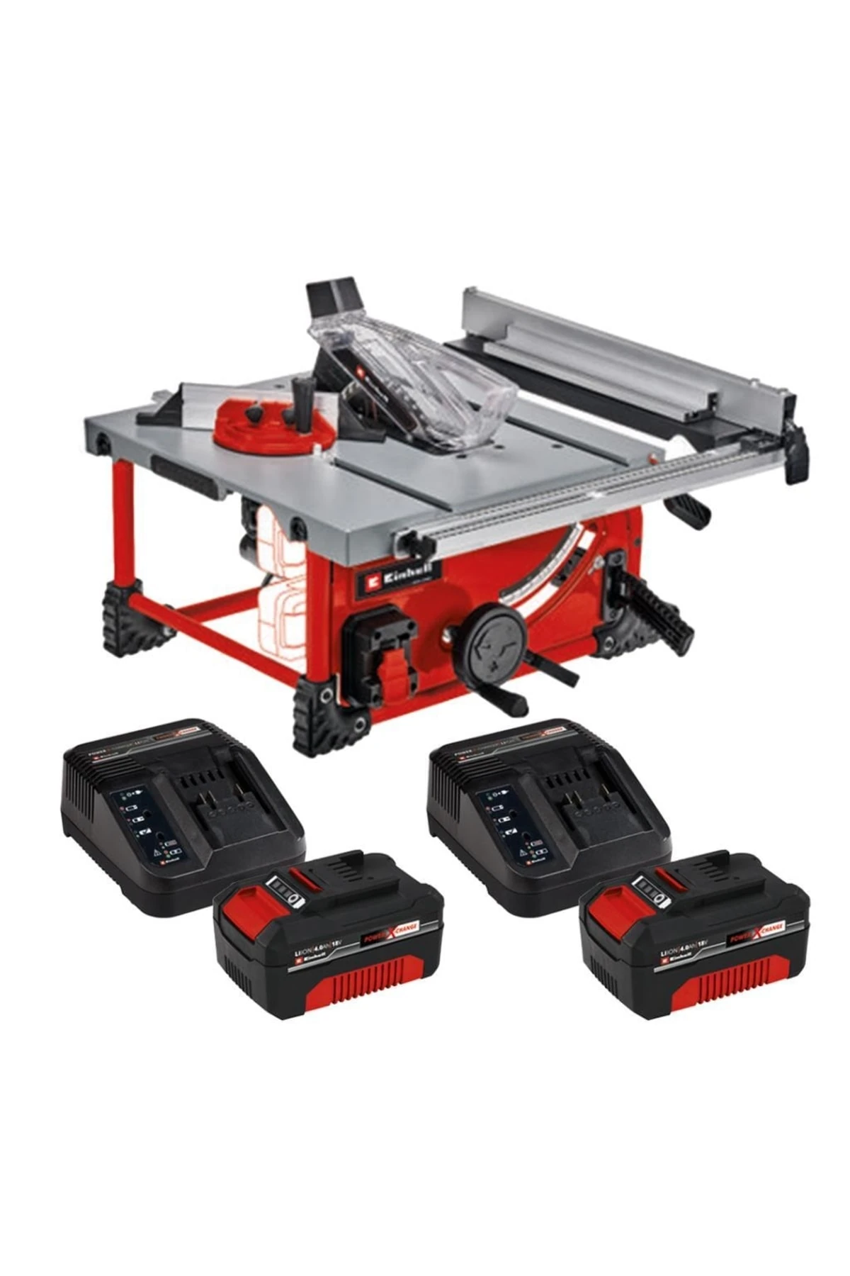 Akülü Tezgah Testere Te-ts 36/210 + 2x 18v 4a Akü Ve Şarj Cihazı