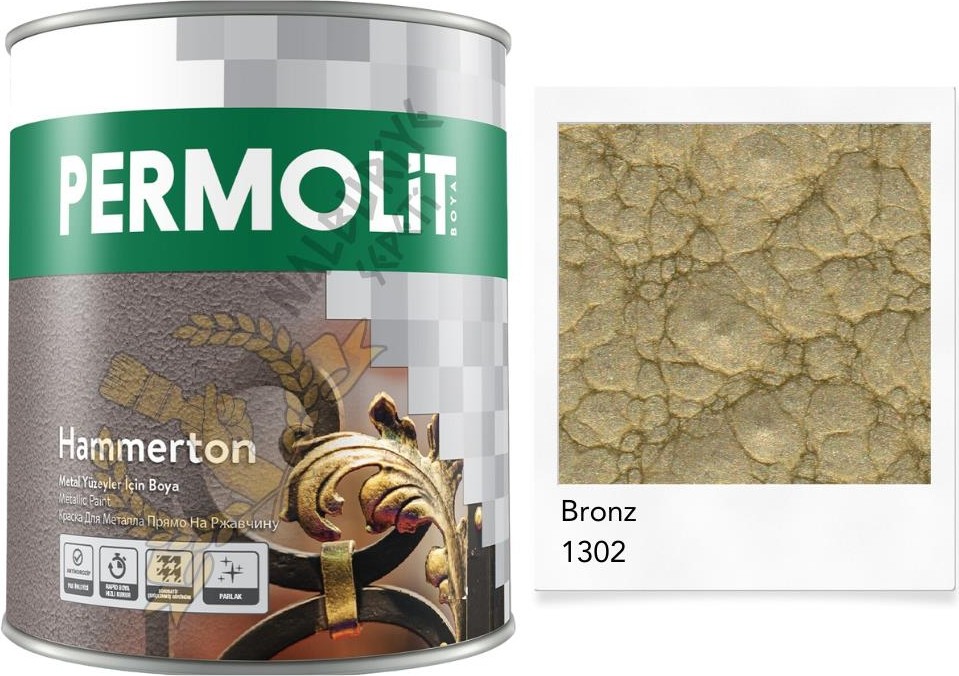 Hammerton Dekoratif Metal Boyası Bronz 0.75 Lt.