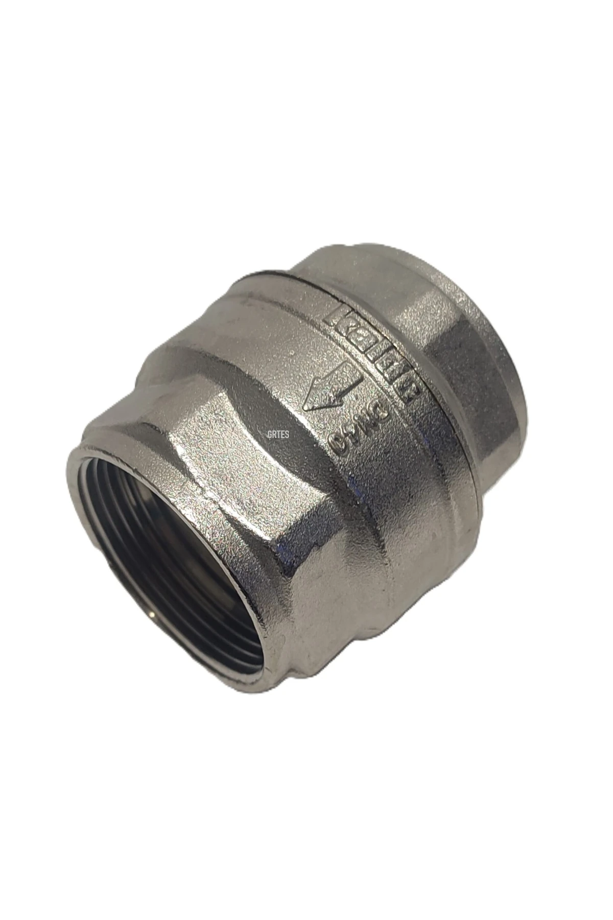 11/2" Dn40 Sarı/Krom Dik Çekvalf - Vertical Check Valve