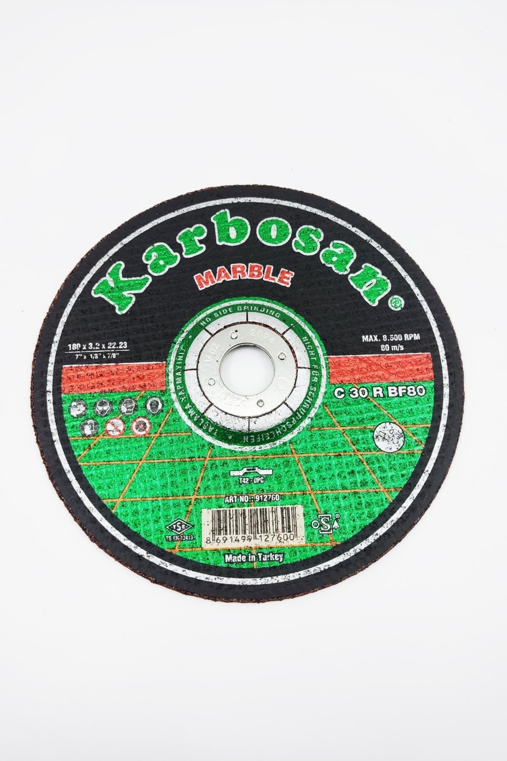 KARBOSAN Taş Mermer Kesici 180X3.0X22.23 mm