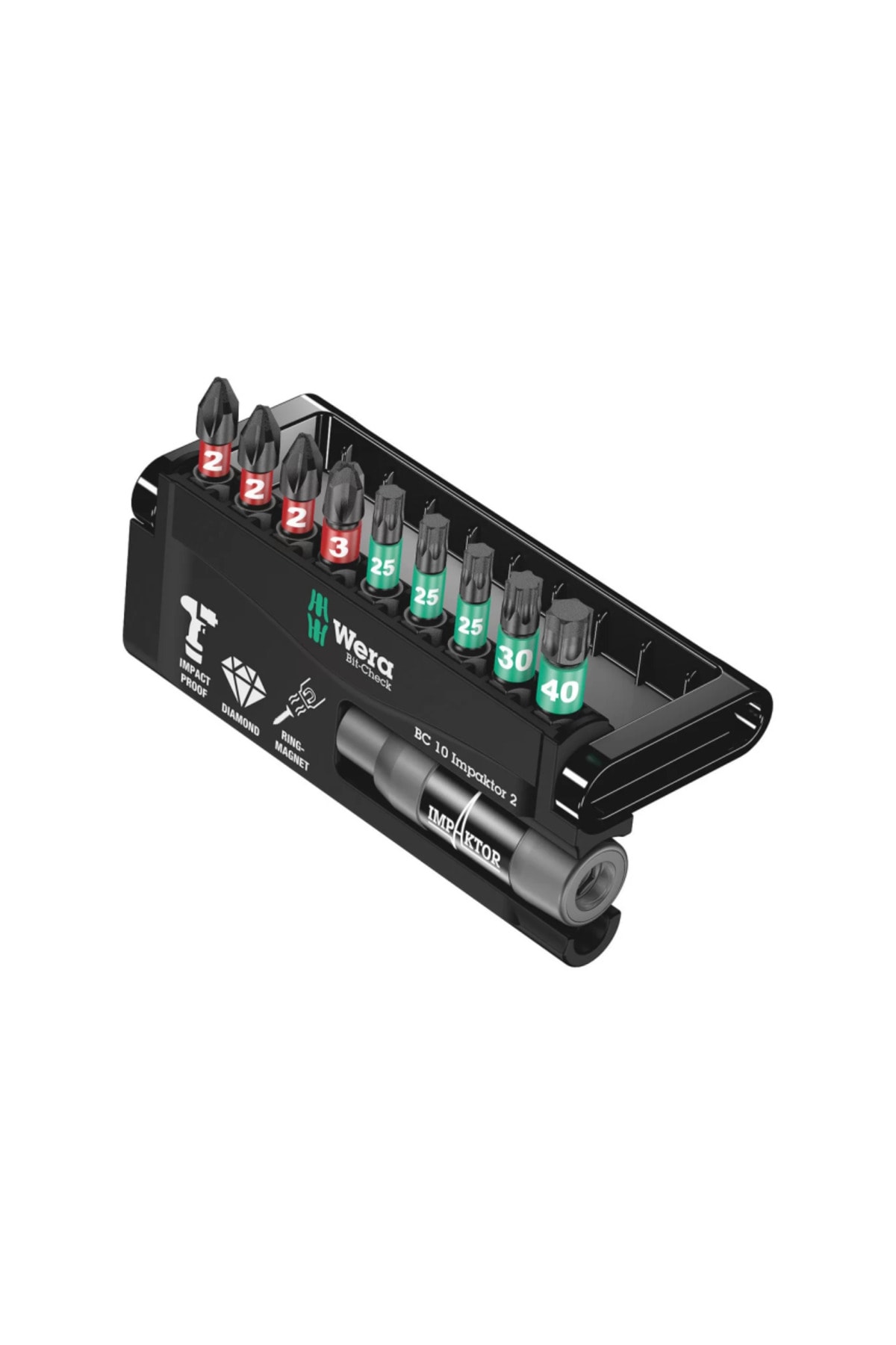 WERA Bit-check 10 Impaktor Bits Set 05057682001