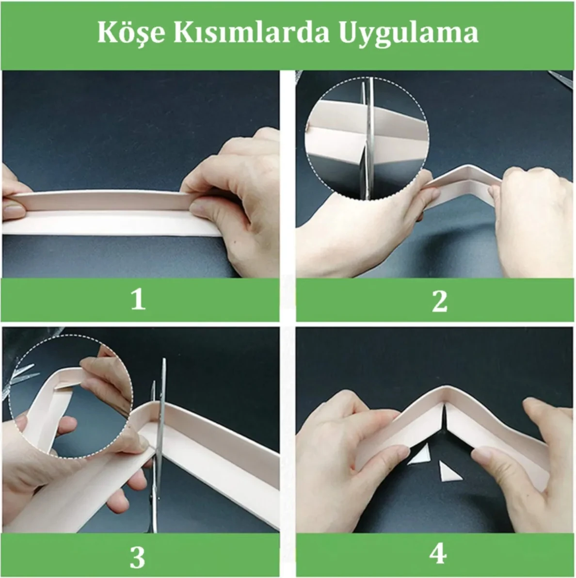 Su Sızdırmazlık Bant Banyo Lavabo Mutfak Küvet Duş Teknesi Su Geçirmez