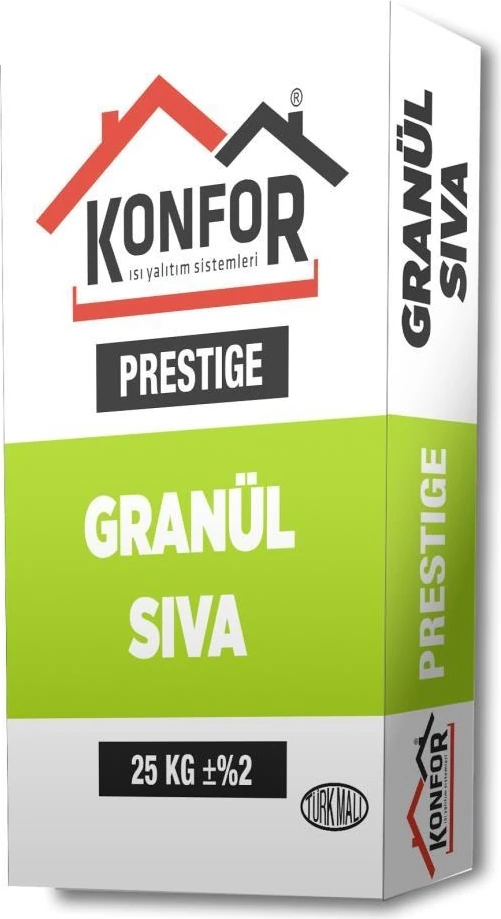 Prestige Granül Sıva Kalın 25 kg Beyaz