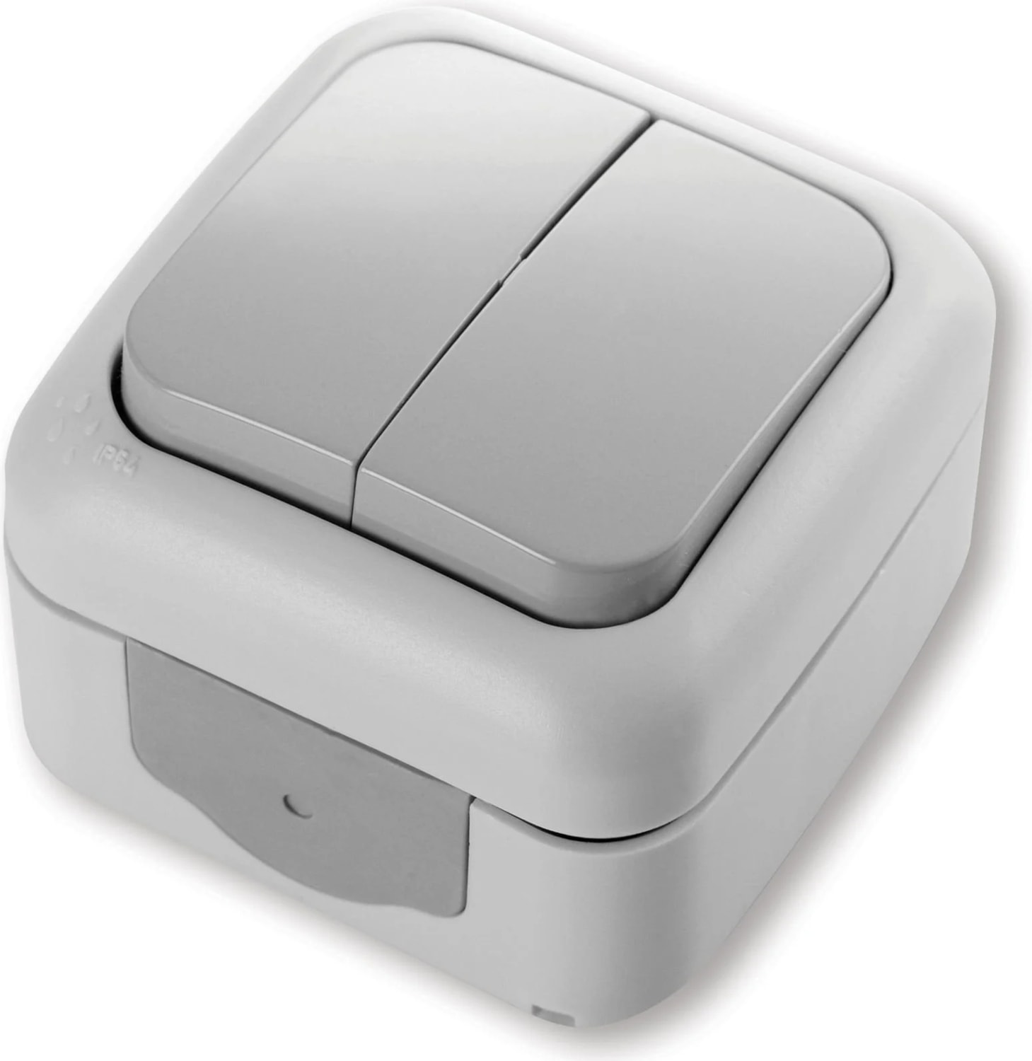 Vıko Palmiye Sıva Üstü Komütatör - Gri 90555502